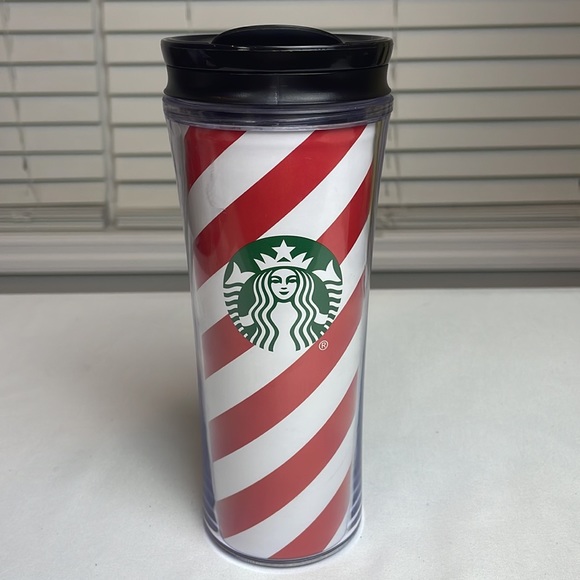 Starbucks 16oz Candy Cane Tumbler - Picture 2 of 7